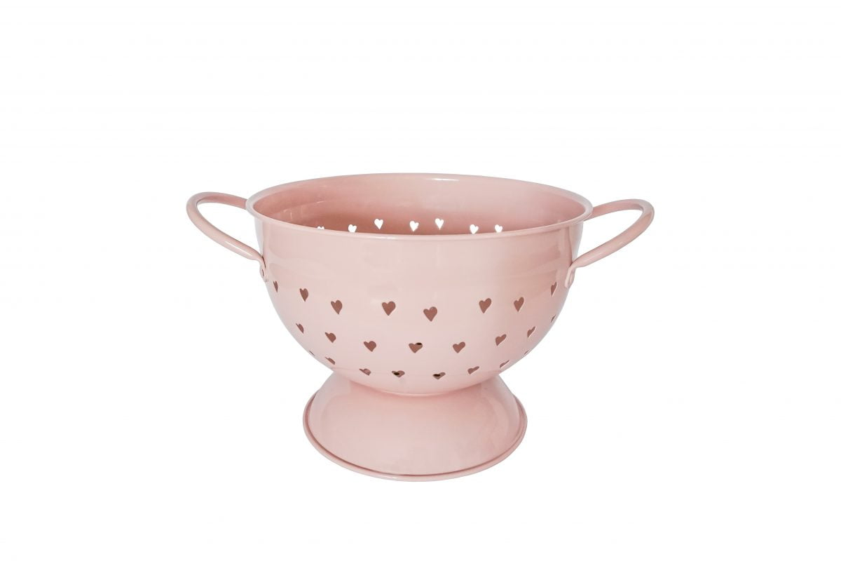 Scolapasta Cuori Rosa