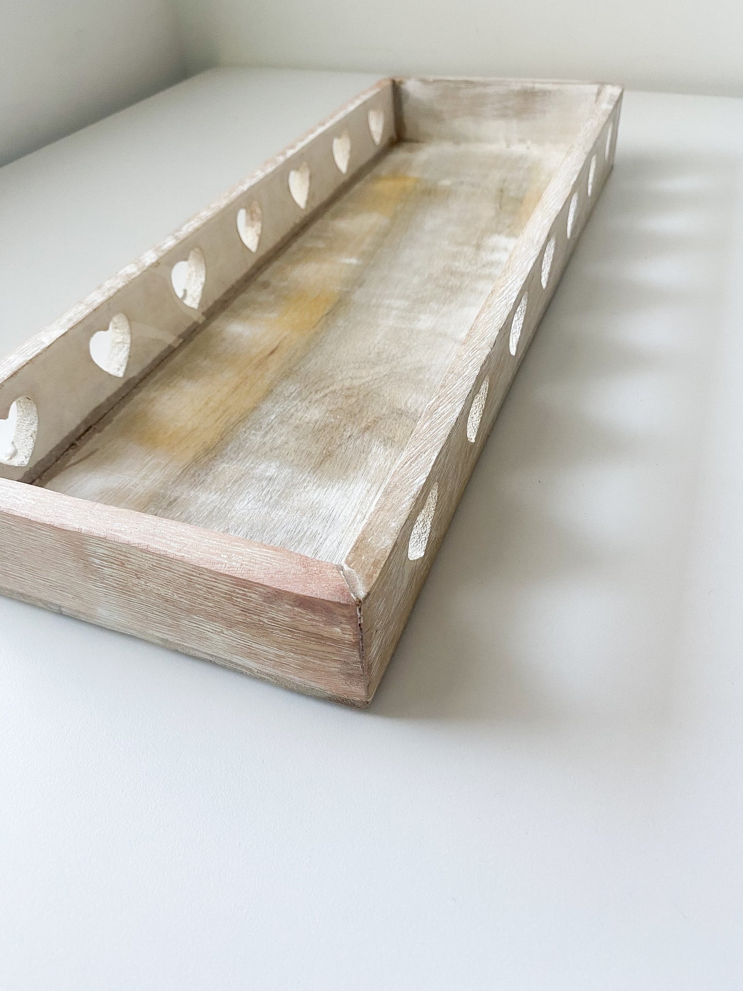 Vassoio Legno Cuoricini