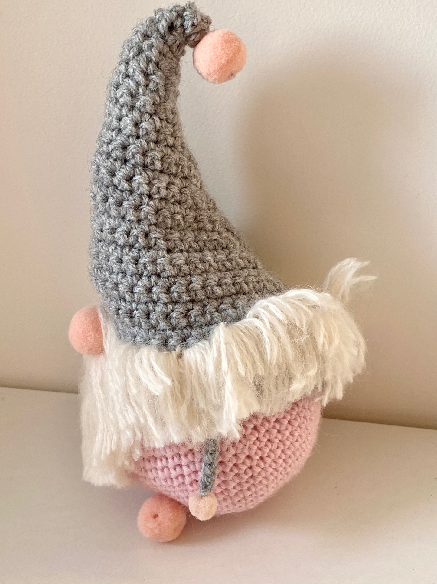 Gnometto Rosa/Grigio