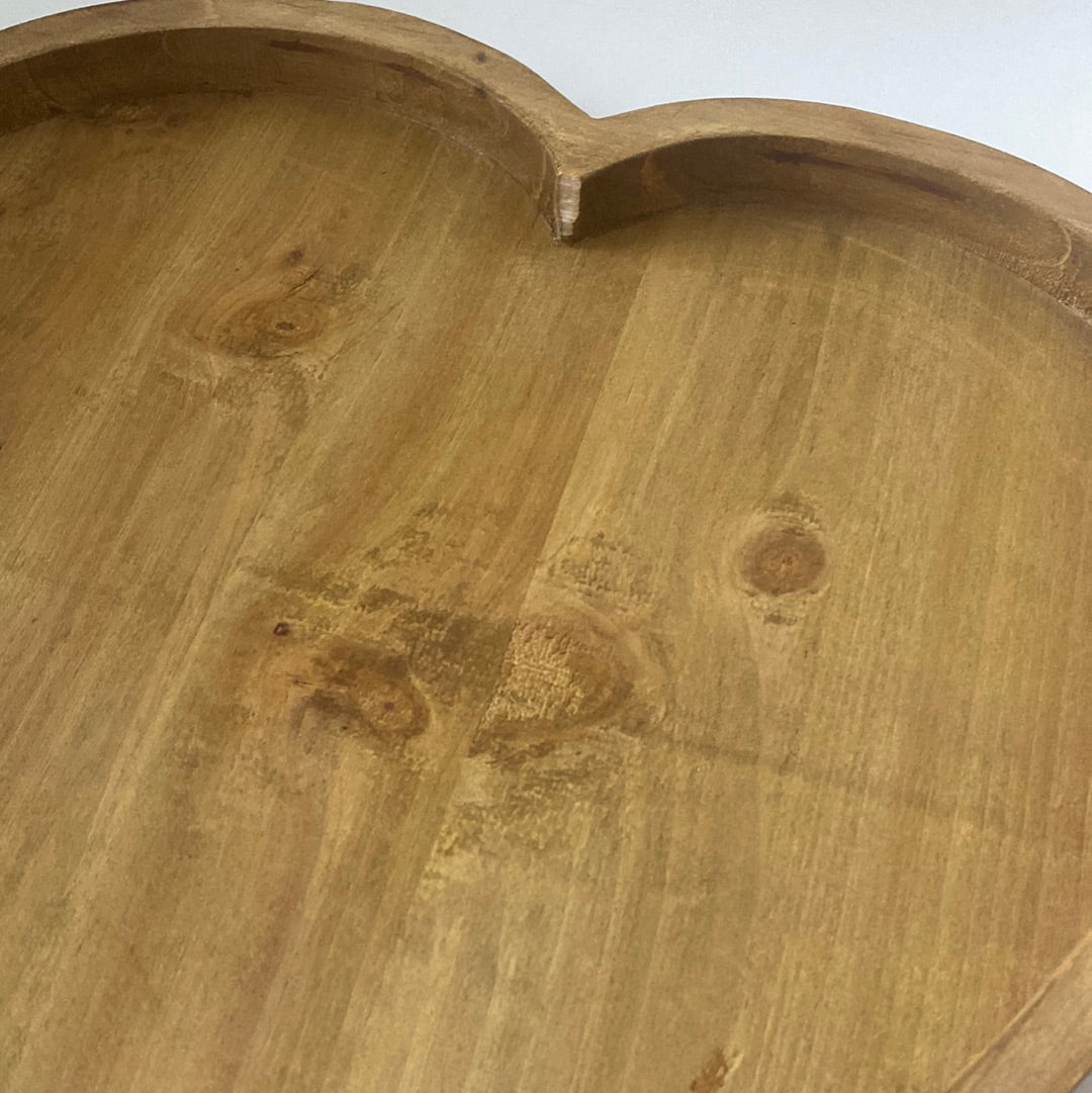 Vassoio Legno Cuore grande(Imperfetto)