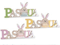 Scritta”Pasqua” con coniglietto