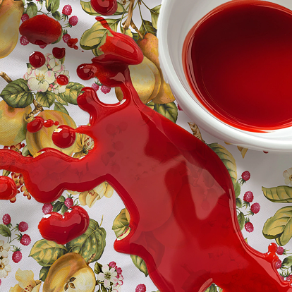 Tovaglia Pere e Lamponi