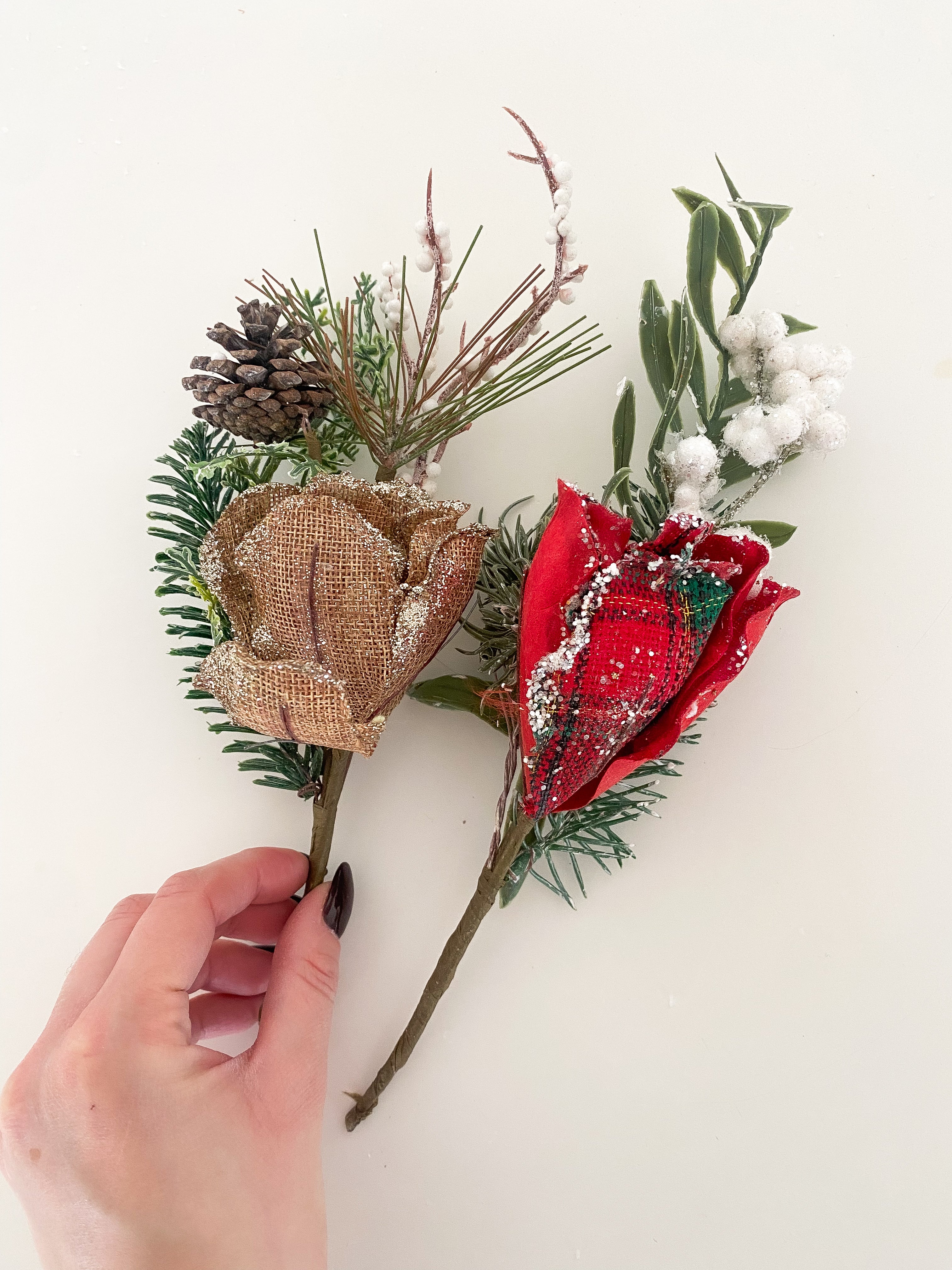 Fiori Natalizi Artificiali