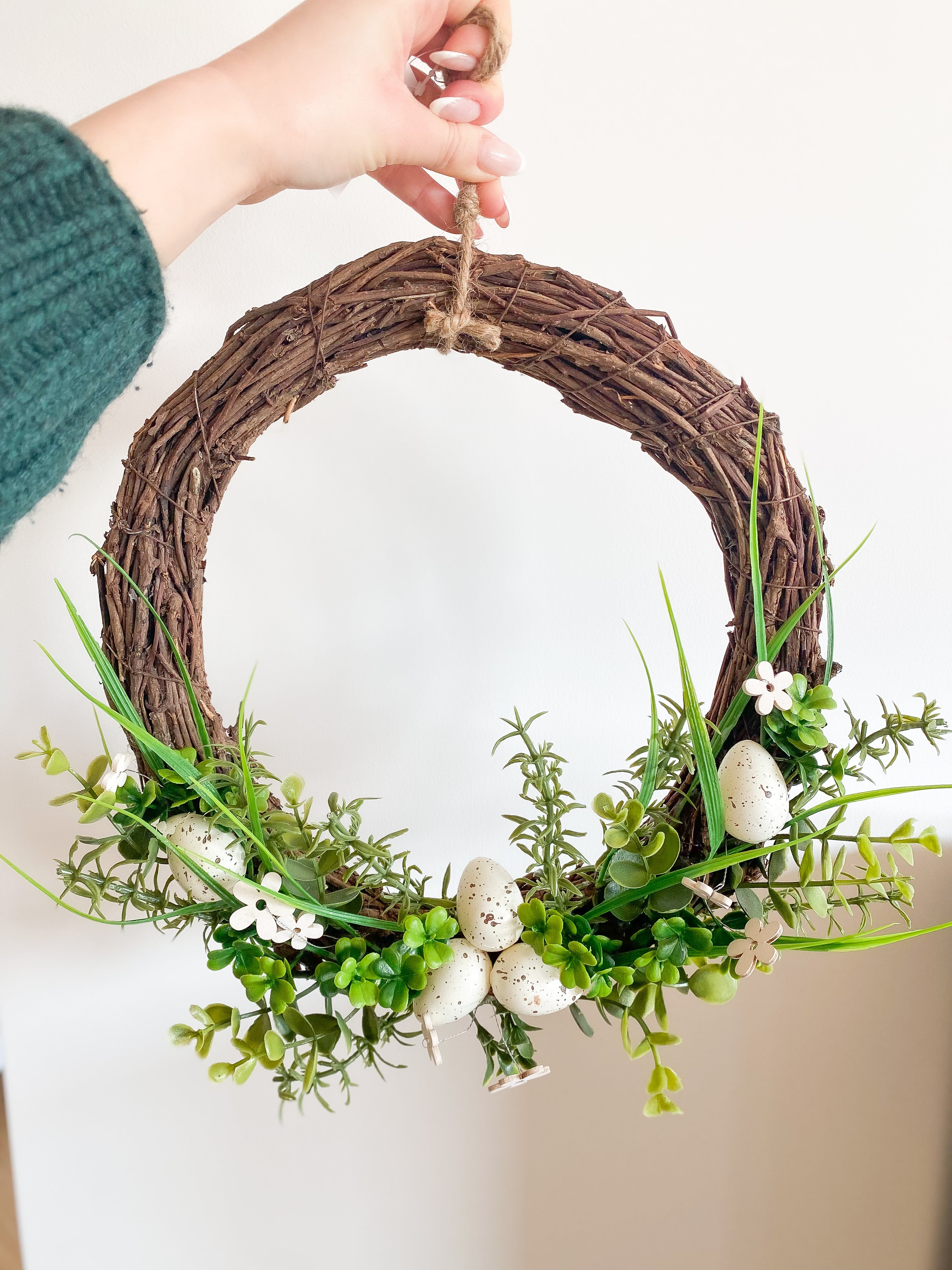 Ghirlanda Pasquale Bianca