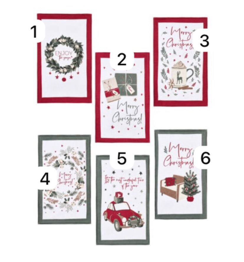 Strofinaccio in Spugna natalizio