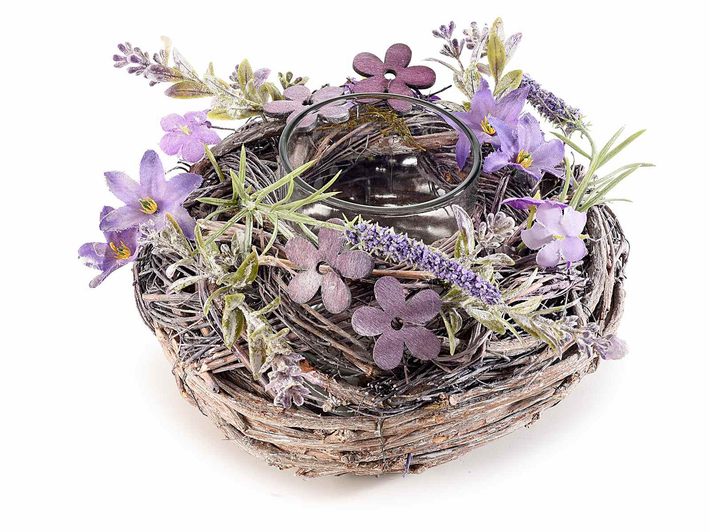 Portacandela lavanda