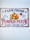 Targa metallo Pumpkin Patch