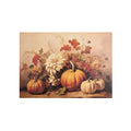Quadro zucche e fiori Racconti d'Autunno