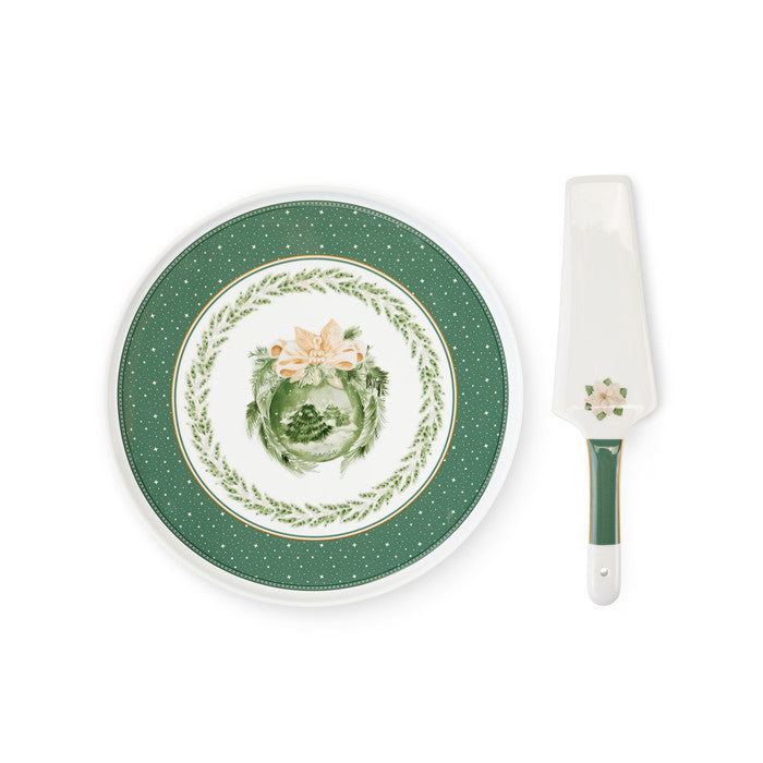Piatto con Paletta Silent Gold