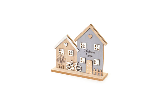 Casette in legno Welcome Home
