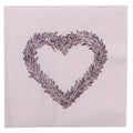 Tovaglioli Cuore Lavanda
