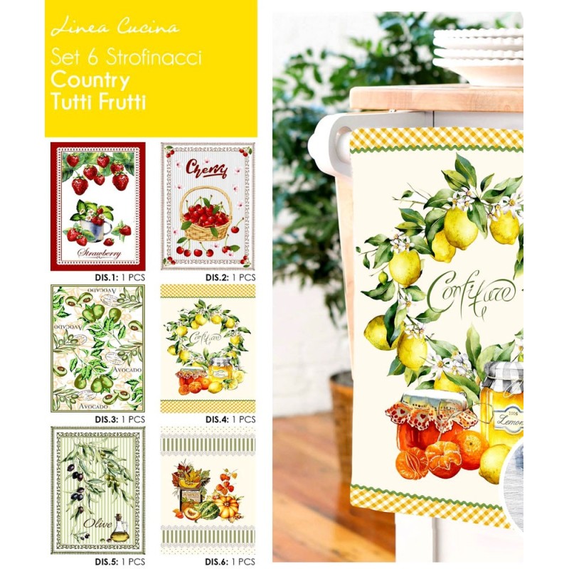 Strofinaccio Tutti Frutti